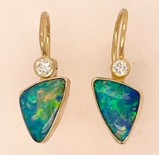 Opal-Leaverback-Earrings