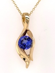 Tanzanite-Flora-Pendant